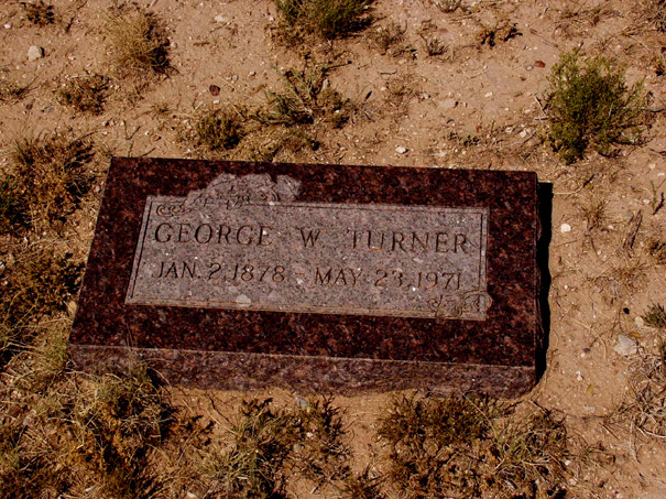 <George Wade Turner Gravestone Vaughn, NM>