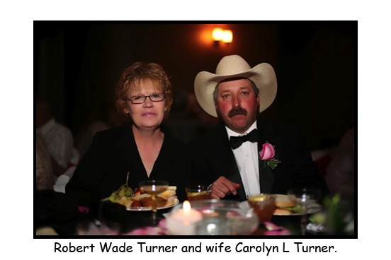 <robert wade turner and wife carolyn l turner at wedding>
