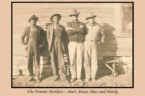 <the downer brothers burt bruce max hardy>