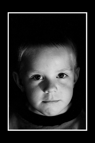 <ron black and white portrait>