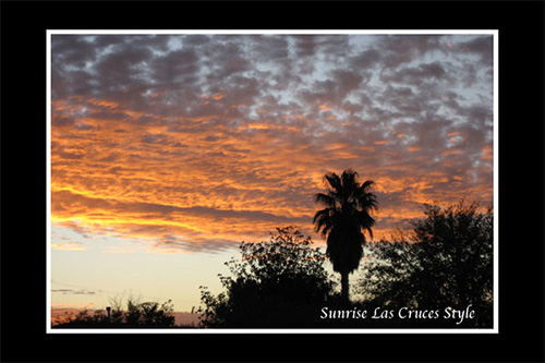 <sunrise las cruces style>