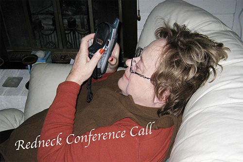 <redneck conference call>
