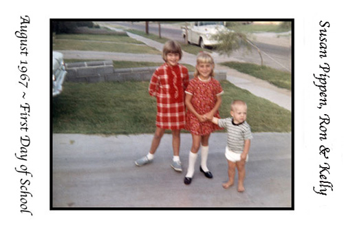 <susan pippen august 1967 first day of school>