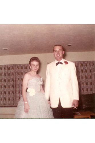<terry and janell dressed up for formal dance enmu>
