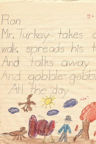 <ron's mr turkey story>