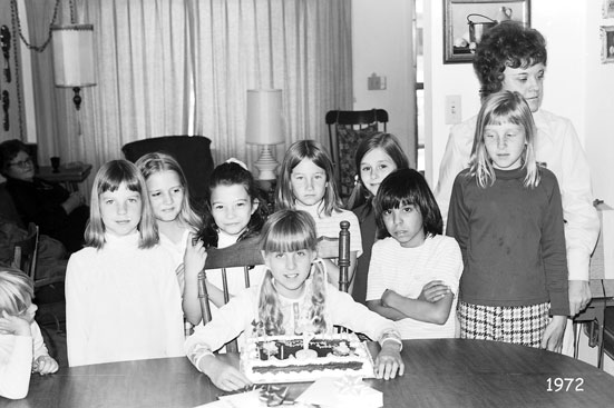 <kelly birthday party 1972>