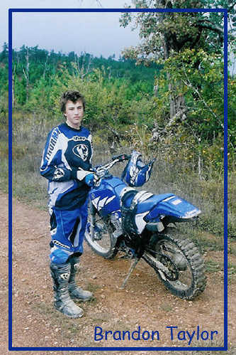 <brandon taylor motorcycle blue oklahoma>