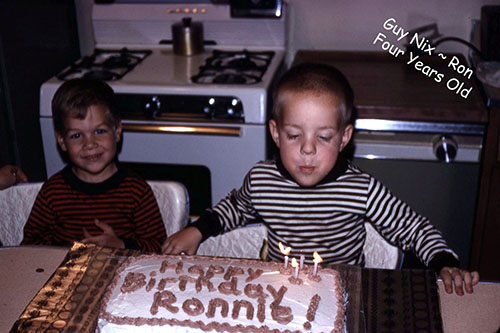 <ron birthday four years old guy nix>