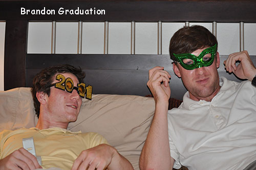 brandon graduation funny glasses