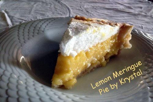 <lemon meringue pie by krystal>