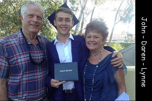 <john schlenker lynne daren graduation>