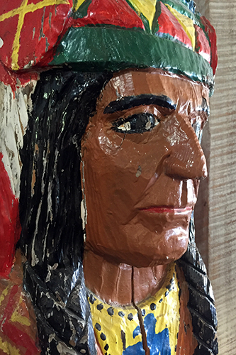 Albuquerque Old Town Wooden Indian 2016