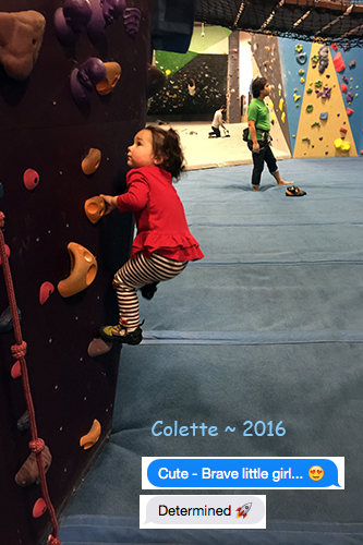 colette brave little girl determned
