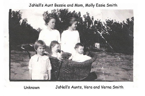 janell's aunt bessie and mollie essie smith aunts vera and verna smith
