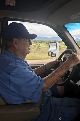 Glen horton driving motor home