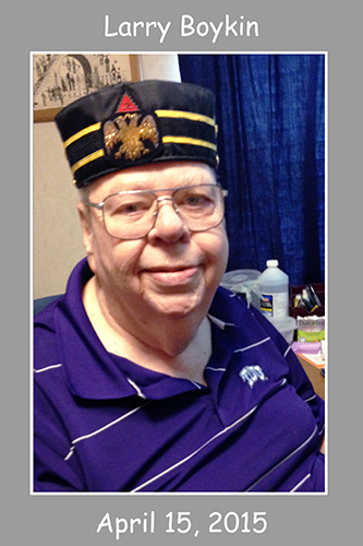Larry Boykin Shriners Hat 2015