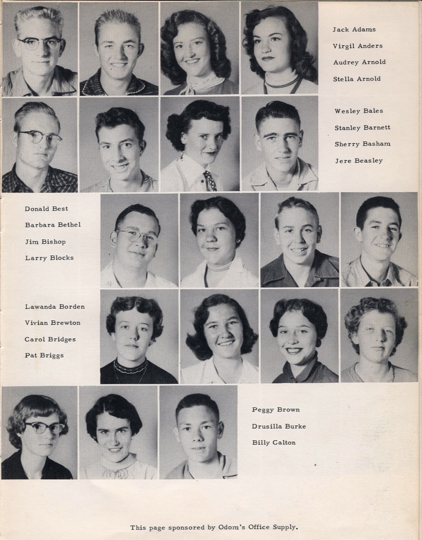 portales high school portales new mexico 1955 PHS jack adams wirgil anders audrey arnold stella arnold wesley bales stanley barnett sherry basham jere beasley bonald best barbara bethel jim boshop larry blocks lawanda borden vivian brewton carol bridges pat briggs peggy brown drusilla burke billy calton