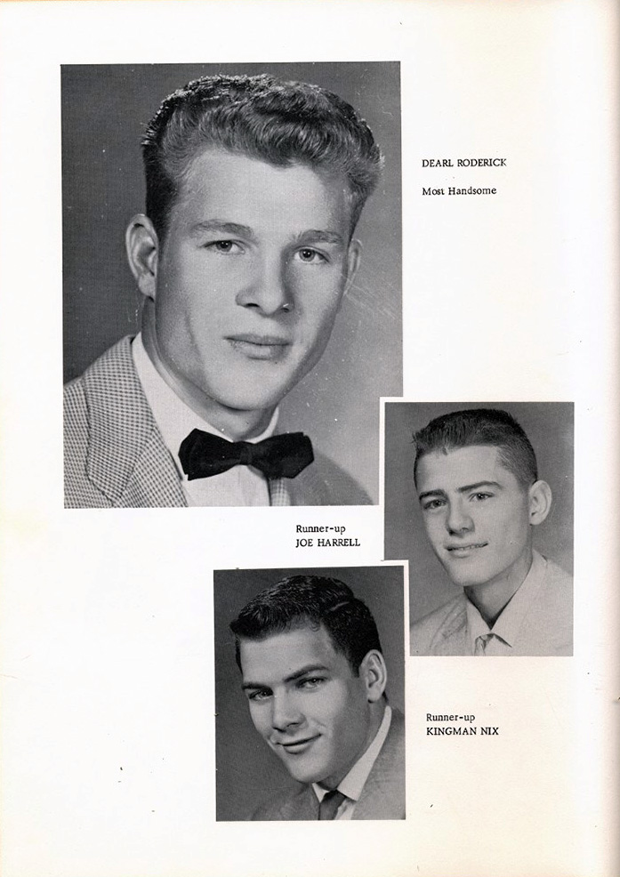<Favorites Dearl Roderick Most Handsome Runner-up Joe Harrell Runner-up Kngman Nix>